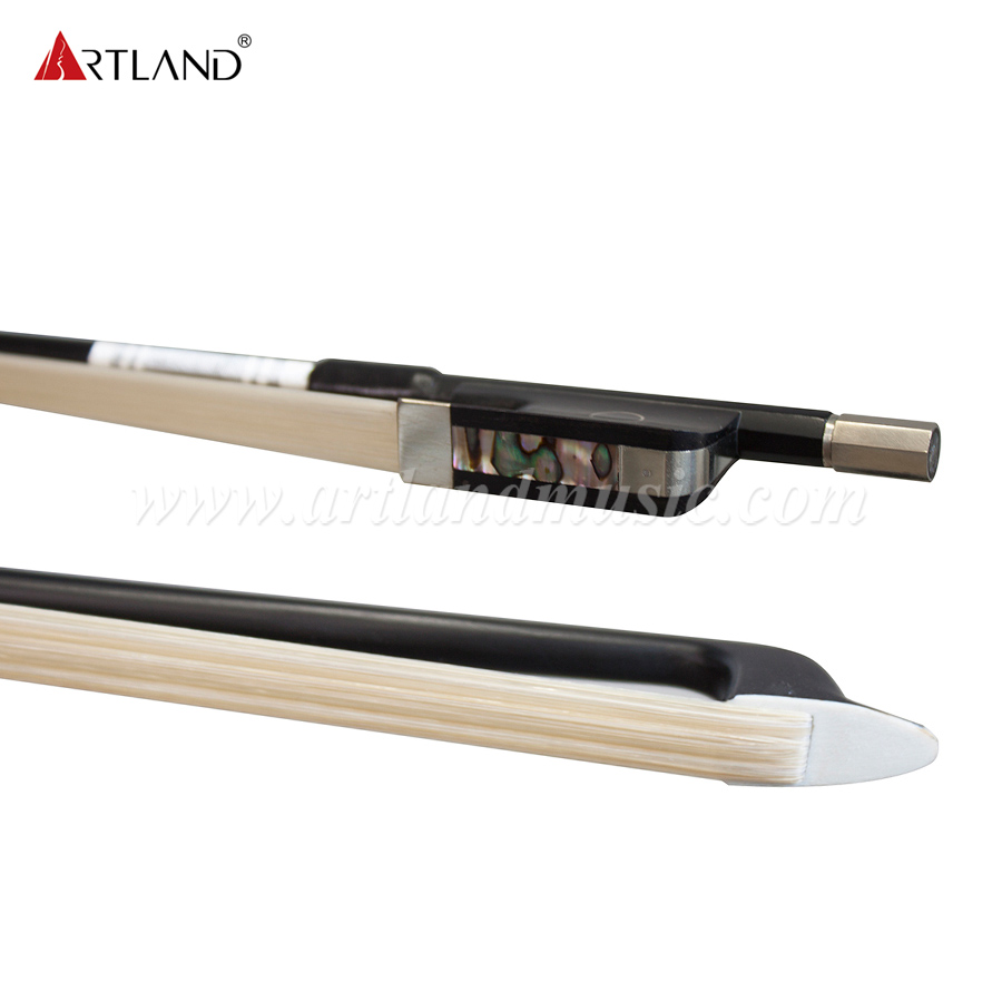 Arco per violino in fibra di carbonio nero (AB930C)