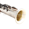 Sassofono soprano professionale placcato argento con chiave Sib (ASS6507S)