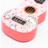Ukulele colorato cartone animato (UKS200D) -Rosa