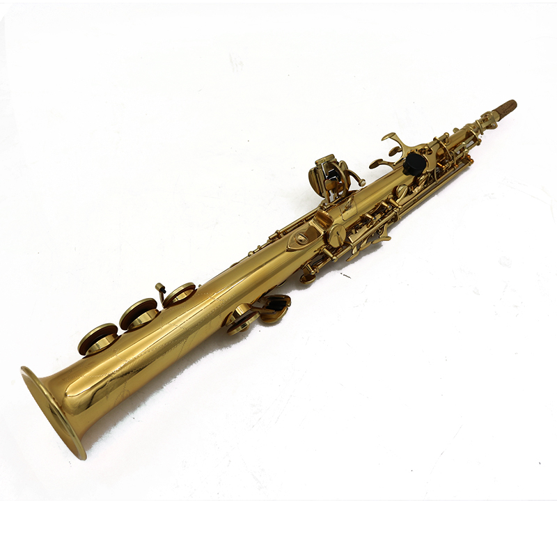 Sassofono soprano modello entry laccato oro, chiave in Sib （ASS3505G）