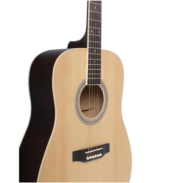 Chitarra acustica con fondo e lati in tiglio con top in abete (AG4111)