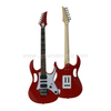 Chitarra elettrica (EG005) laccata lucida rossa e bianca