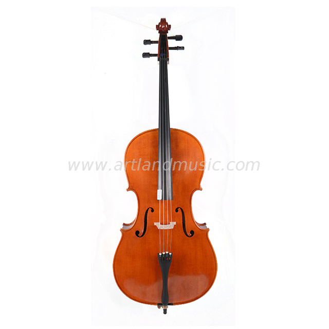 Violoncello fatto a mano con bella fiamma di alta qualità (AC500)