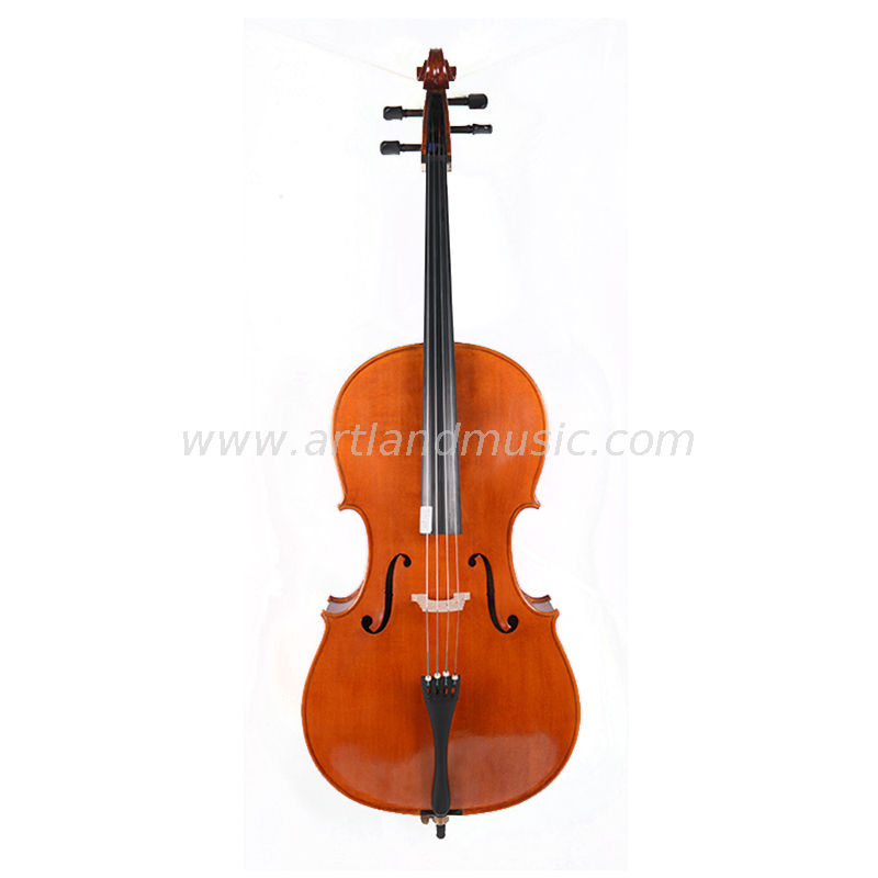 Violoncello fatto a mano con bella fiamma di alta qualità (AC500)