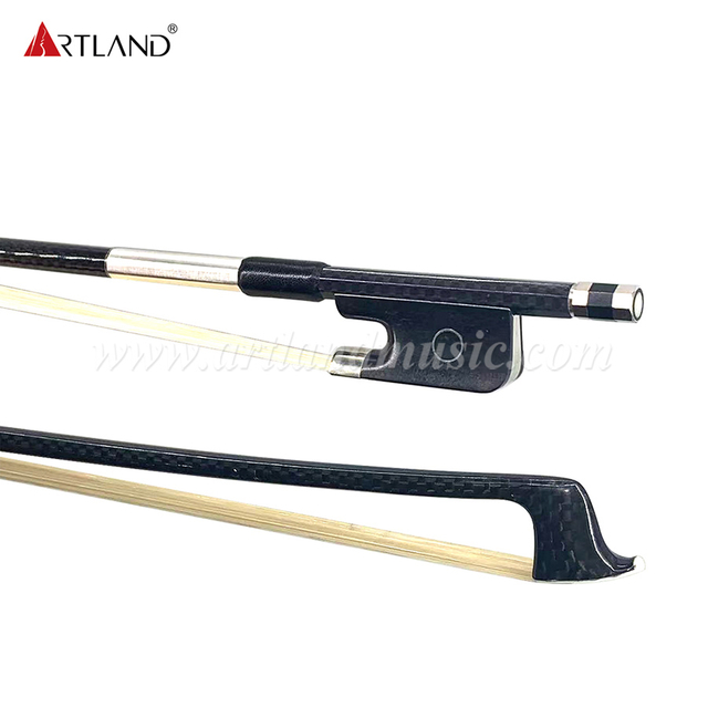Arco per viola in fibra di carbonio nero (AB923C)