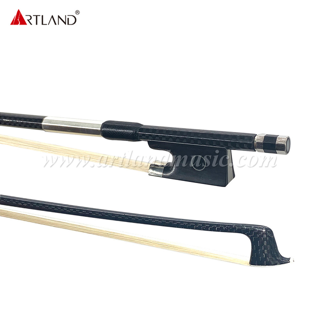 Arco per violino in fibra di carbonio nero (NB923C)