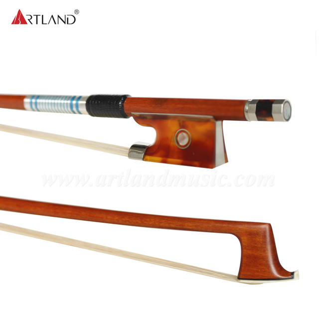 Arco per violino in Pernambuco tartarugato (NB951)
