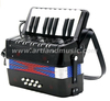 17 tasti 8 bassi mini piccolo giocattolo fisarmonica a pianoforte strumento musicale educativo per bambini, regalo con scatola colorata