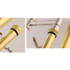 Trombone tenore in sib/fa laccato oro (AT800)