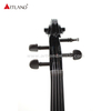 Violino elettrico in tiglio nero con fiocco di colore nero (EV003)