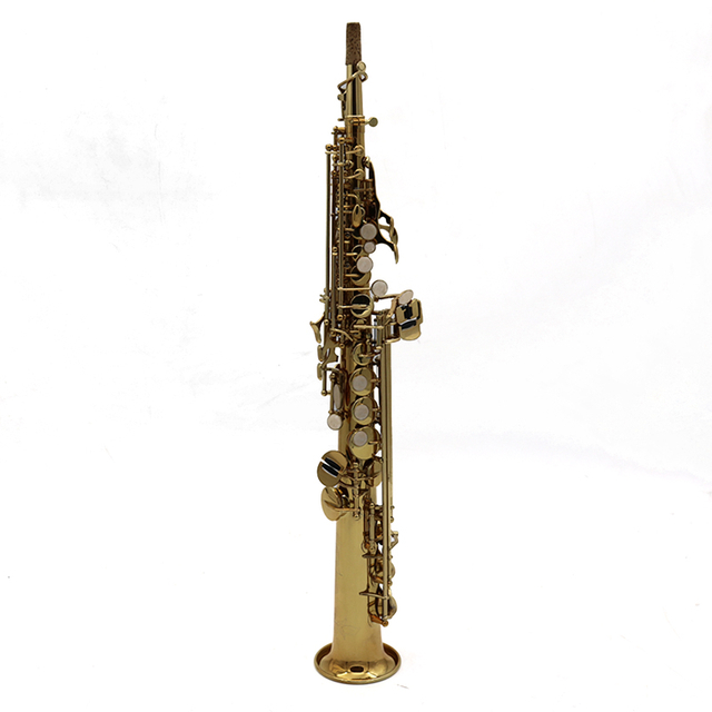 Sassofono soprano modello entry laccato oro, chiave in Sib （ASS3505G）