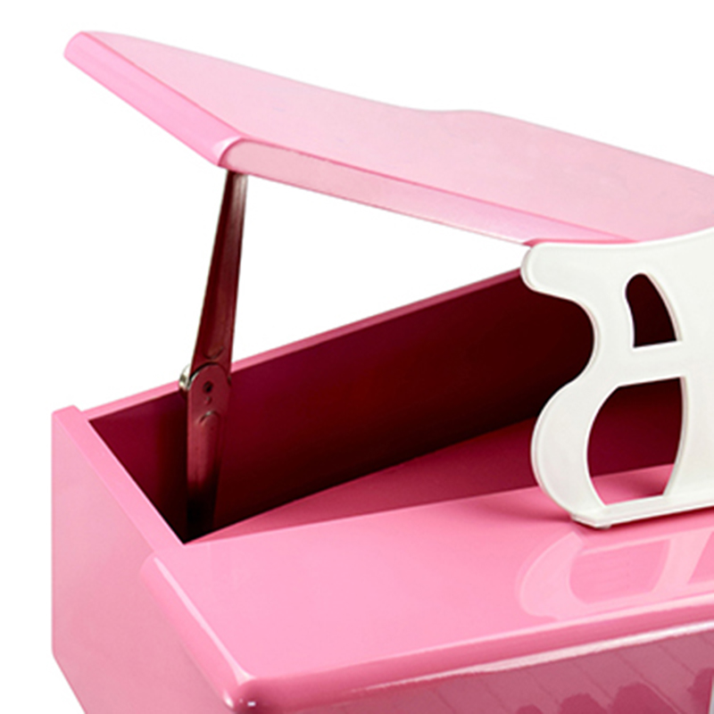 Strumento per pianoforte per bambini/giocattolo Rosa Bianco Nero