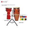 Bordo rivettato con rivestimento nero per Conga e Djembe con un supporto (AWDC1029N)