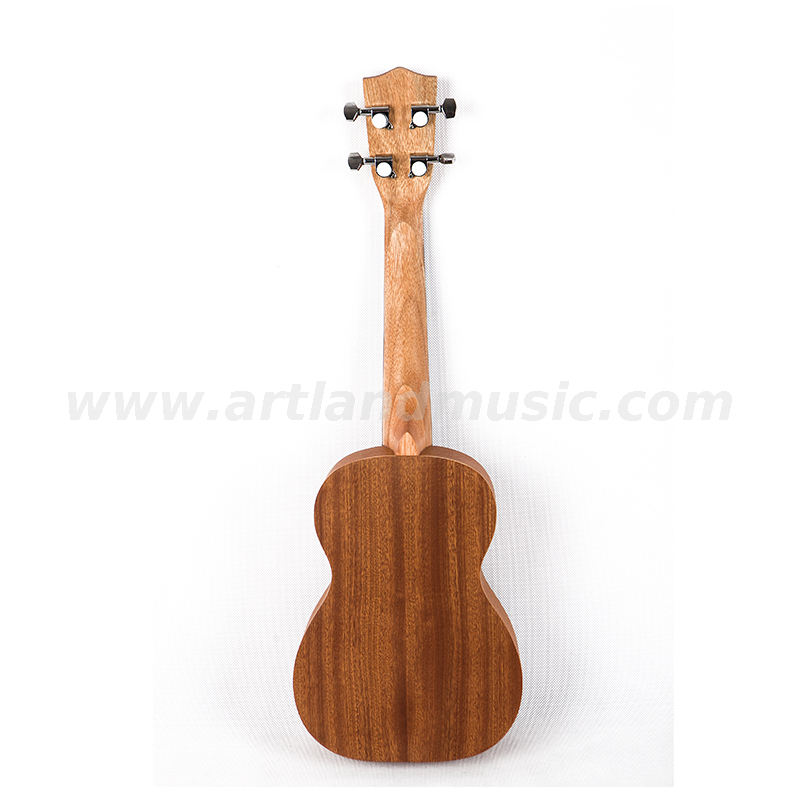 Ukulele in compensato 24' Colore naturale all'ingrosso (UKC500)