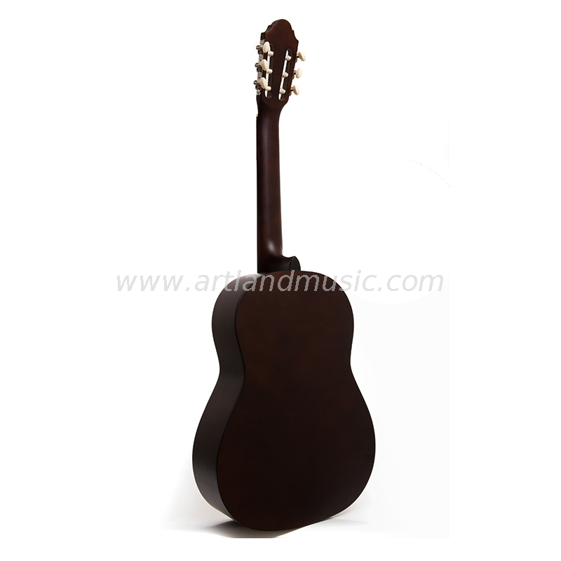 Chitarra classica di colore naturale con top in abete (CG965)