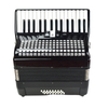 Fisarmonica a piano 30 tasti 24 bassi nera (AT3024-B) 3 cori