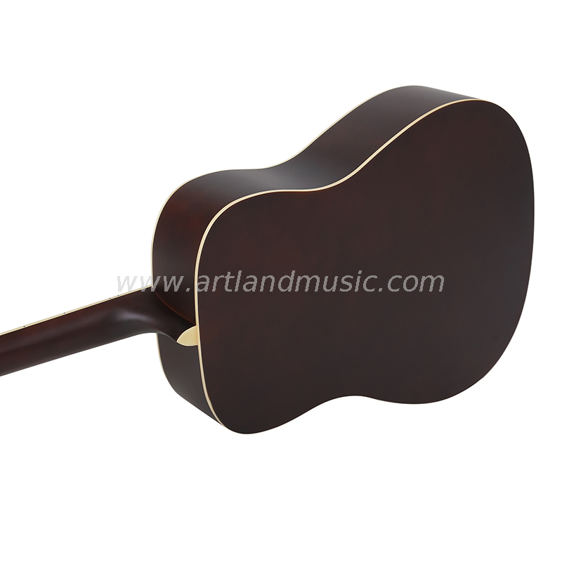 Chitarra acustica con fondo e lati in tiglio con top in abete (AG4111)