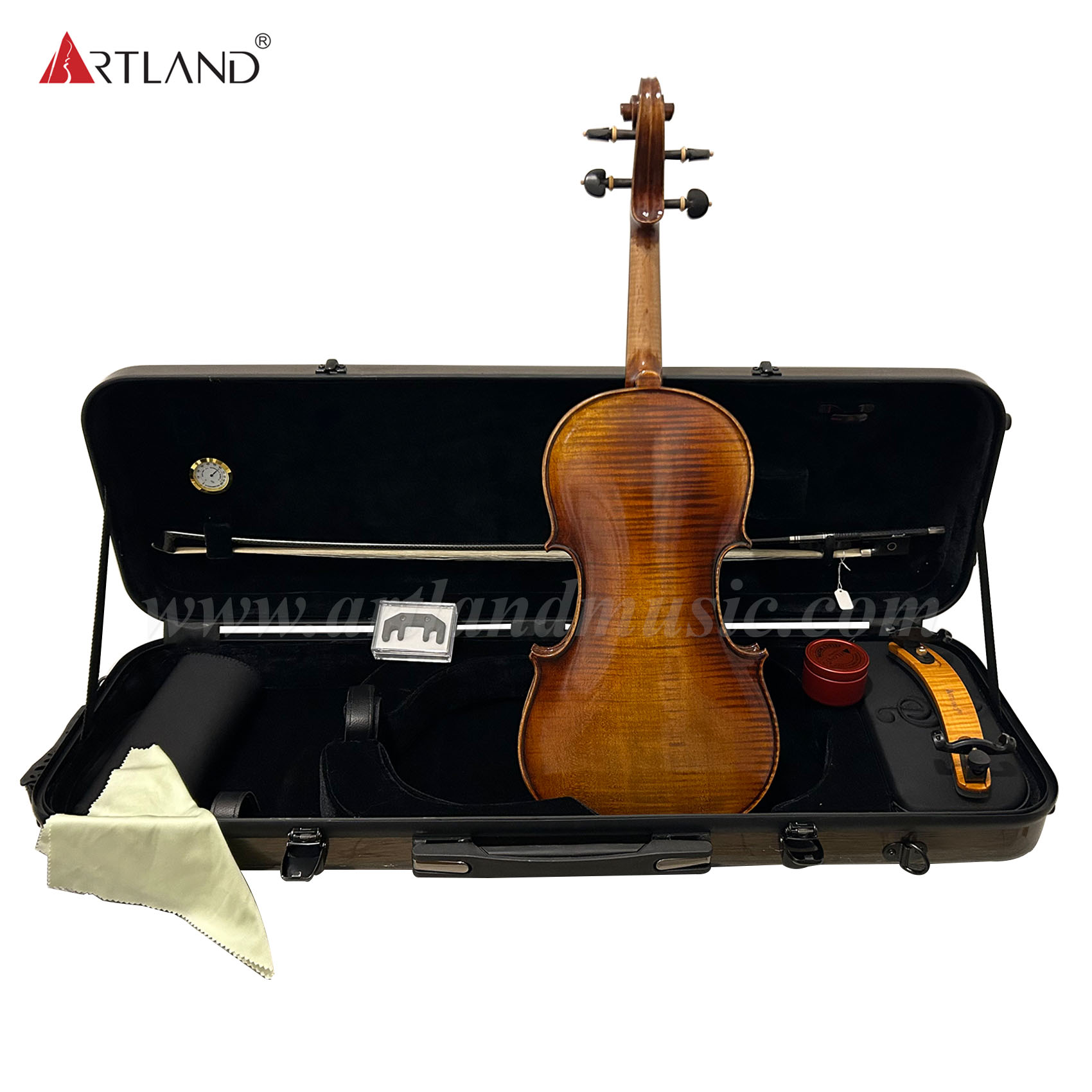 Violino fatto a mano con fondo in un unico pezzo (AVA100S)