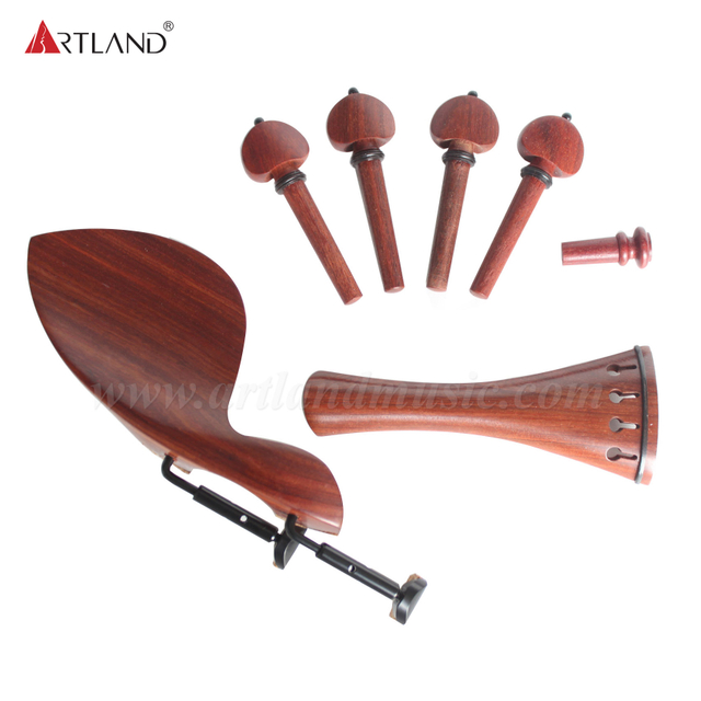  Set di accessori per violino in legno di sandalo rosso (A-16)