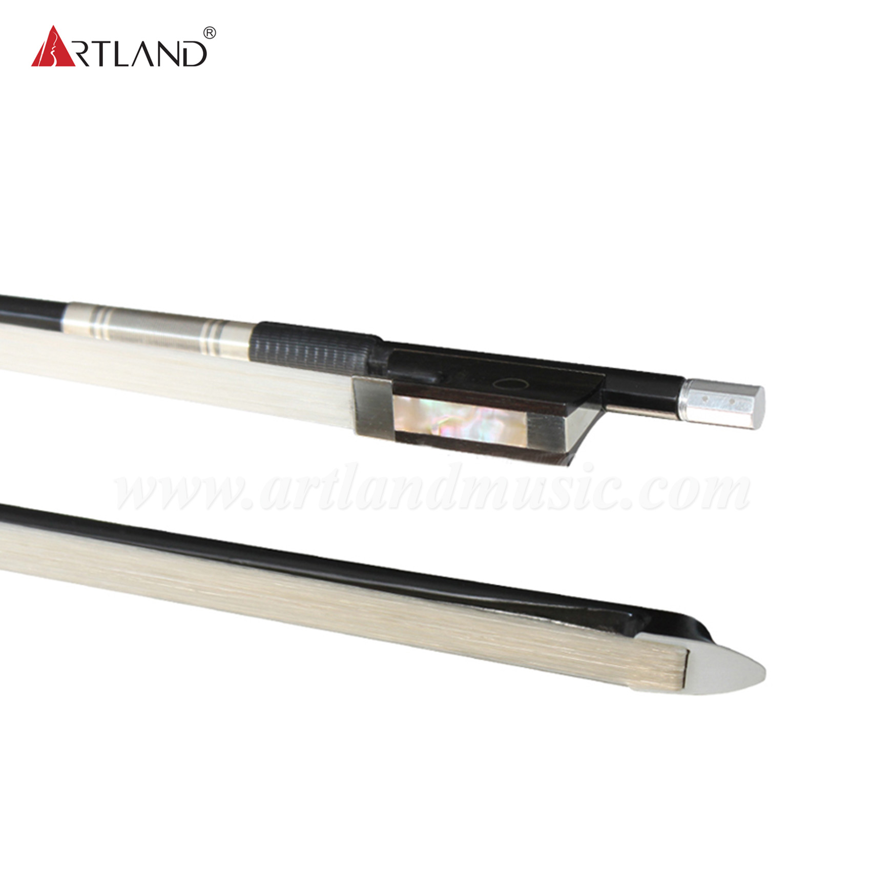 Arco per violino in fibra di carbonio nero (NB900C)