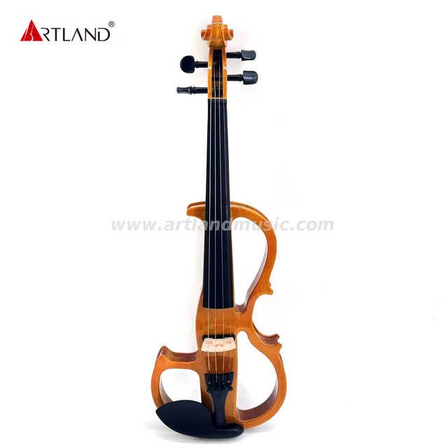 Violino elettrico a corpo solido con custodia, auricolare, arco (EV002)