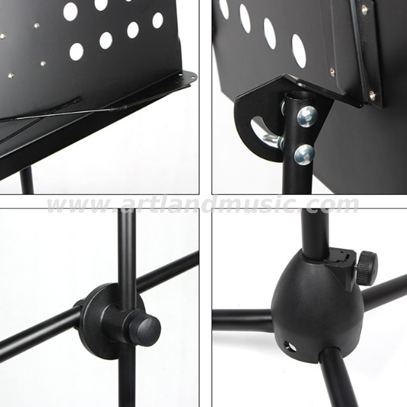 Leggio per spartiti con supporto per microfono (MS513)