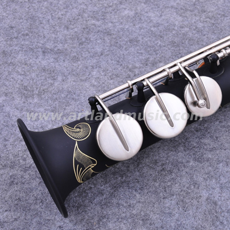 Sassofono soprano in Sib colore nero di grado master (ASS6508)