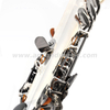 Sassofono soprano professionale placcato argento con chiave Sib (ASS6507S)