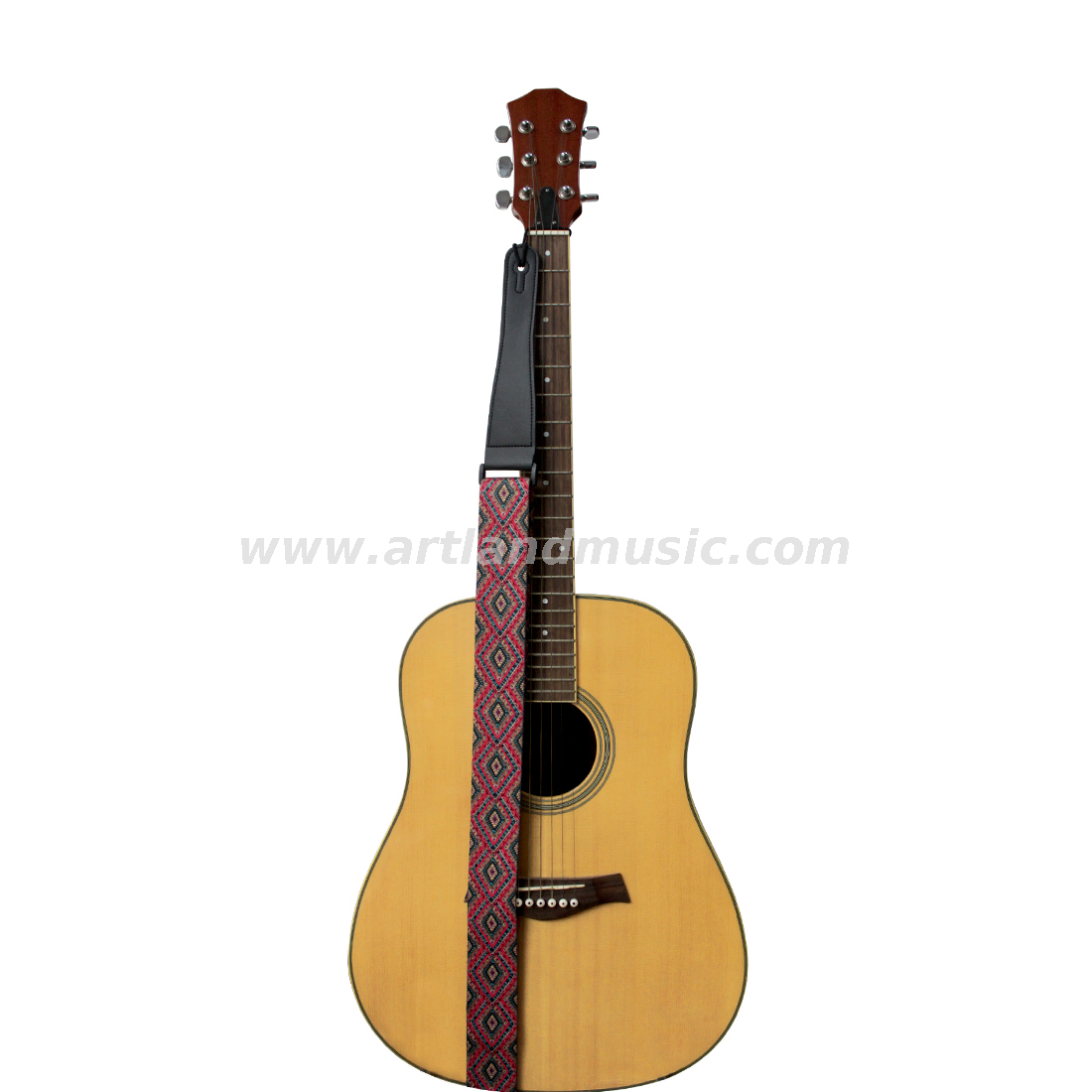Tracolla per chitarra con elementi geometrici (GSG01)