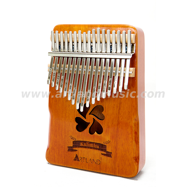 Paramano 17 tasti pianoforte a pollice in pino Kalimba, quadrifoglio (ATKM-1711)