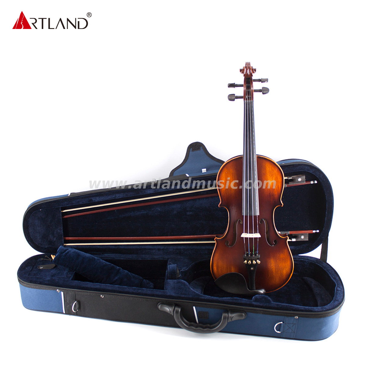 Completo per violino in legno massello artigianale generale con raccordo Ebnoy (GV105)