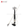 Violino elettrico in tiglio bianco con fiocco bianco (EV003)