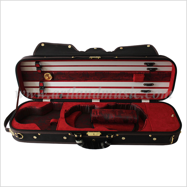 Custodia rigida oblunga per violino rossa (SVC306)