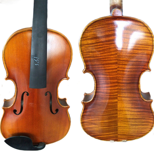 Viola anticata fiammata fatta a mano avanzata (AA300)