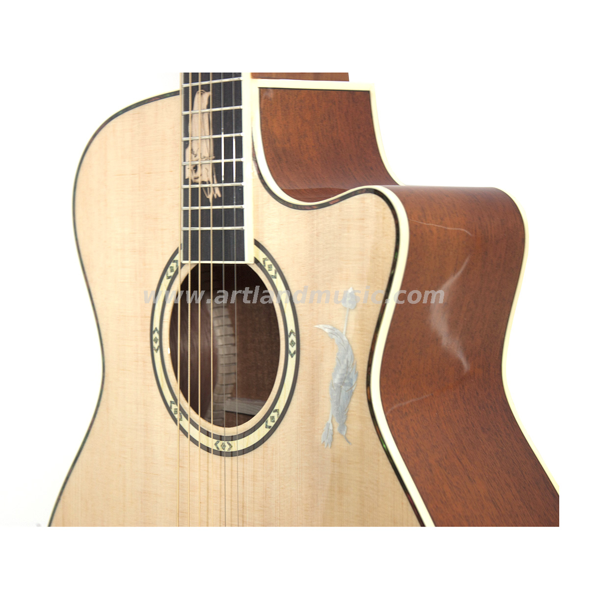 Chitarra acustica con retro in Sapele e top in abete massiccio da 41' (AG4213)