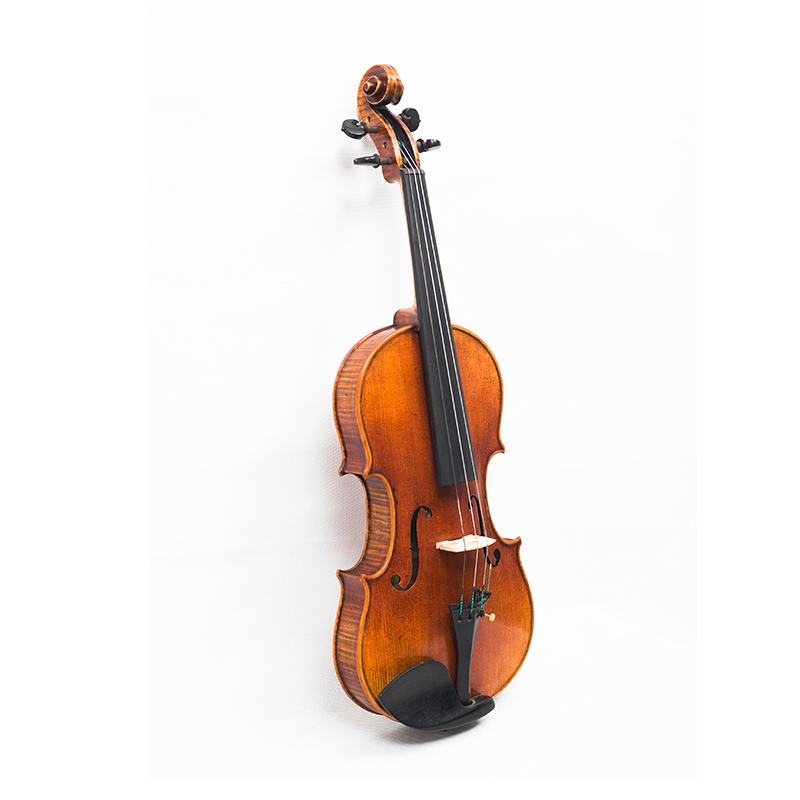 Violino fatto a mano in un unico pezzo con bella fiamma (AVA300S)