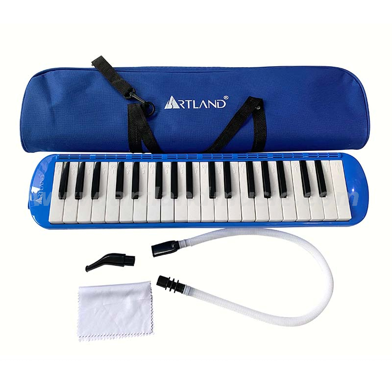 Melodika/Melodica colorata 37 tasti con borsa per il trasporto