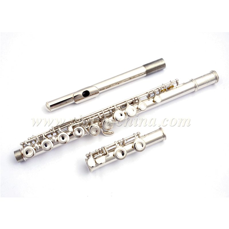 Flauto standard placcato argento a 16 fori chiusi (AFL5506)
