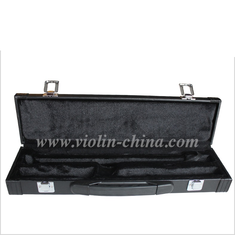 Custodia per flauto in pelle nera (AFC004)