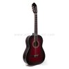 Chitarra classica rosso vino con fondo e lati in tiglio (CG860WR)