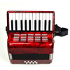 Fisarmonica 22 tasti 8 bassi rossa (M2000-G) di alta qualità