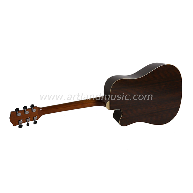 Chitarra acustica con fondo e lati in palissandro con top in abete (AG4218C)