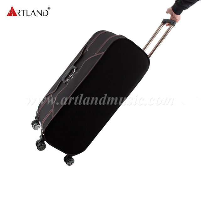 Custodia per violino tipo trolley in compensato rigido per 8 violini con ruote universali (DSV808)