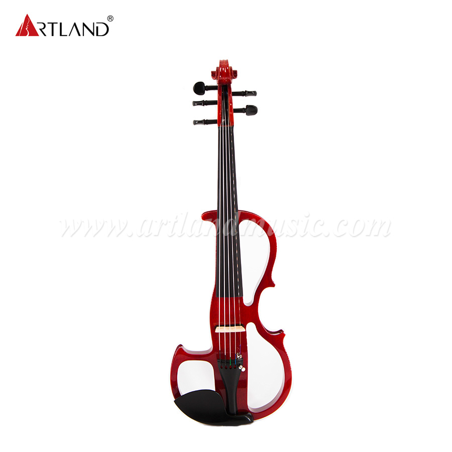 Violino elettrico a corpo solido con custodia, auricolare, arco (EV002-5S)