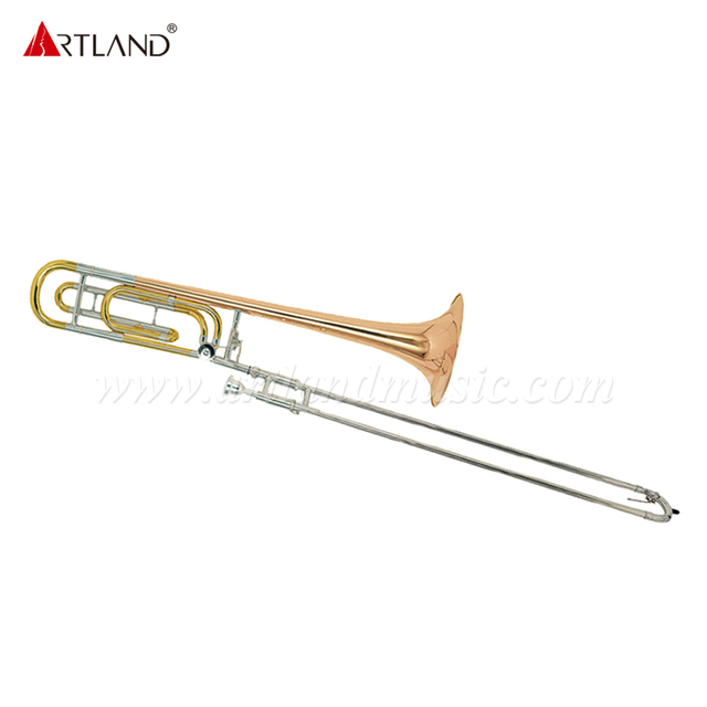 Trombone tenore sib/fa laccato oro (ASL-821)