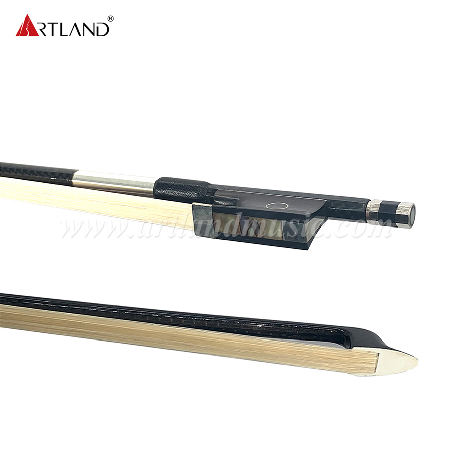 Arco per violino in fibra di carbonio nero (NB923C)
