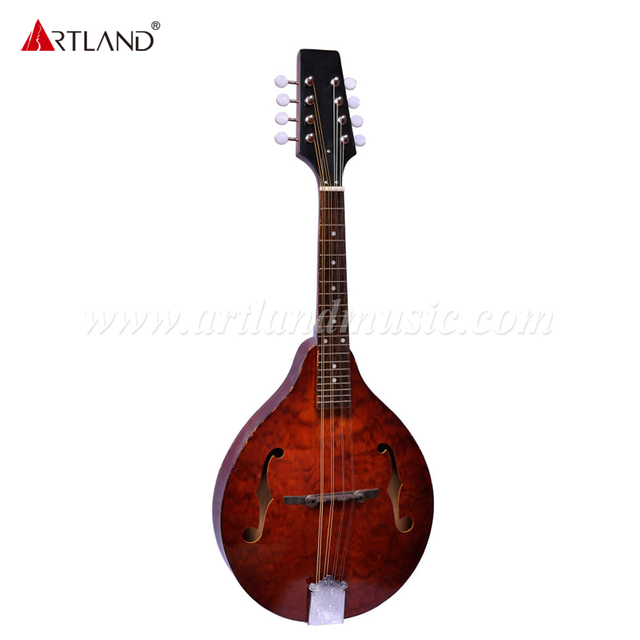 Mandolino con top in acero trapuntato in compensato (AM-NA30)
