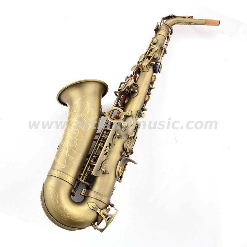 Sassofono contralto antico con finitura color bronzo (AAS6511)