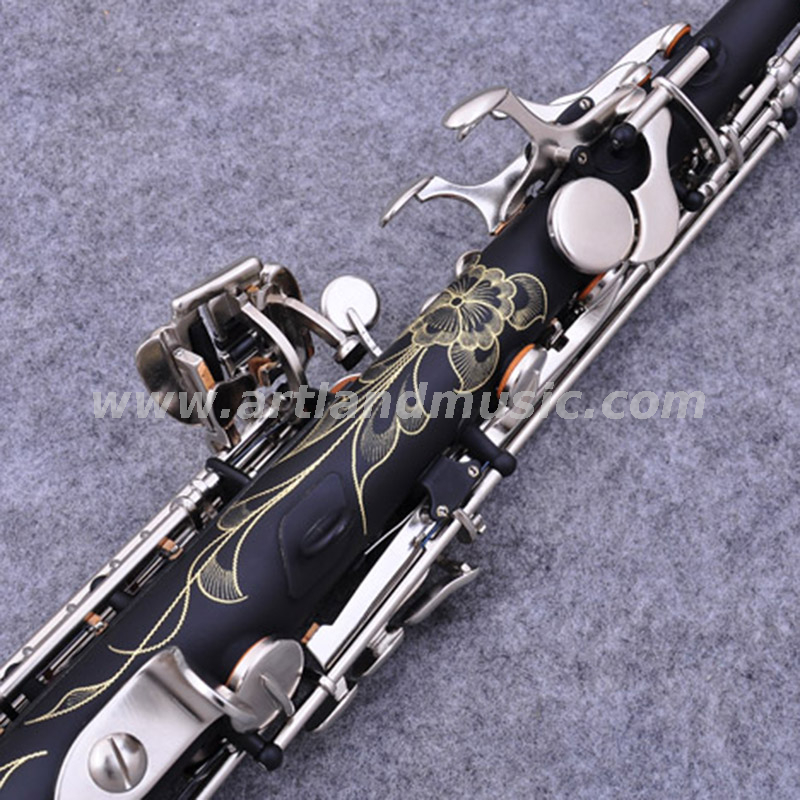 Sassofono soprano in Sib colore nero di grado master (ASS6508)