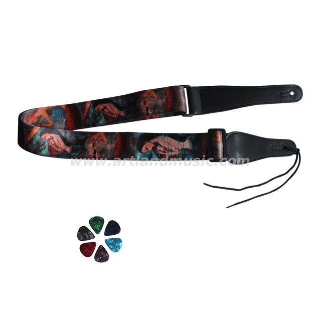 Tracolla per chitarra bellissima signora (GSL01)